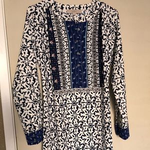 Loft size XS Mosaic Shift Dress